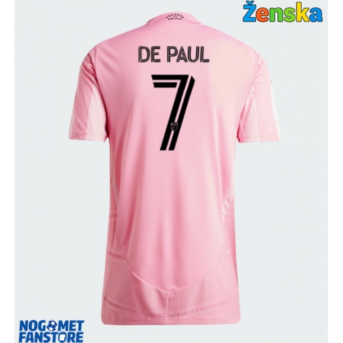 Inter Miami Rodrigo De Paul #7 Domaci Dres za Ženska 2026-27 Kratak Rukav